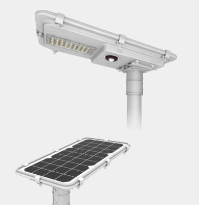 Cina Tutti in un corpo solare della lega di alluminio dell'iluminazione pubblica 10W 20W 30W del LED impermeabile in vendita