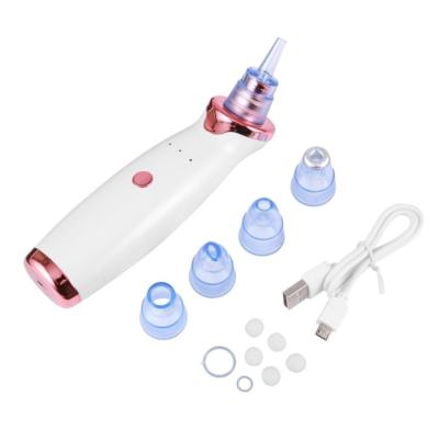 China Blackhead Multi Head Pore Remover Vacuum Blackhead Extractor Vacuum Deep Facial Cleansing Remover With 5 Replaceable Heads for sale