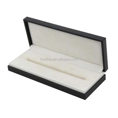 China Luxury Recycled Materials Wooden Pen Packaging Box With Velvet Lining for sale