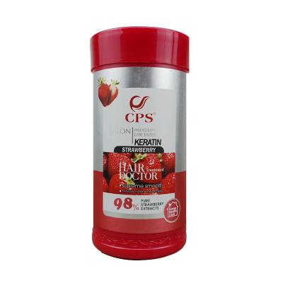 China Make Hair Soft Strawberry Keratin Mask For Frizzy Curly Demaged Hair Olive Oil Keratin Hair Mask Treatment for sale