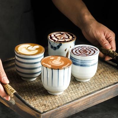 China Viable Japanese Hand Painted Ceramic Kitchen Kungfu Cup Water Tea Cups Tea Drinkware Arabic Coffee Mug for sale