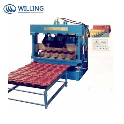 China Hot Sale High Speed ​​WALL Used Roofing Sheets Steel Tile Cold Forming Machine for sale