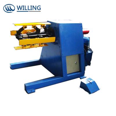 China Color steel sheet passive 3 ton uncoiler with cheap price and best service for sale