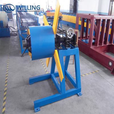 China color steel sheet 3 ton manual uncoiler for metal coil for sale