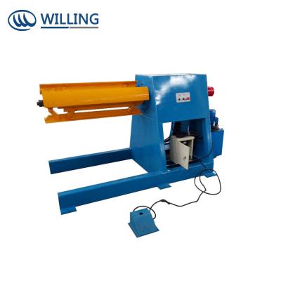 China Building material 5tons 10tons band coiler steel uncoiler automatic hydraulic double head uncoiler popular from stores for sale