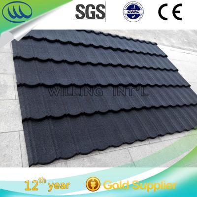 China Hot Selling Gloss Good Price European Standard Zinc Colored Aluminum Roofing Sheets Stone Metal Coated Roof Tile for sale