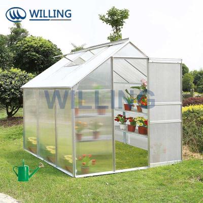 China Contemporary Aluminum View PC Green House Tiny Sunroom Home For Sale for sale