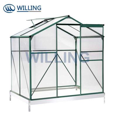 China Contemporary Glass Aluminum Outdoor Sunroom Room Prefab Garden House Enclosures Houses Greenhouses for sale