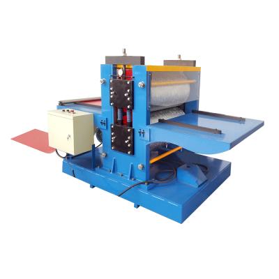 China Other Grain Steel Sheet Used Wood Rolling Machine Metal Plate Embossing Machine for sale