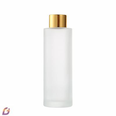 China Shoulder Skin Care Cosmetic Flat Toner Frosted Bottle 30ml 40ml 50ml 80ml 60ml 100ml for sale