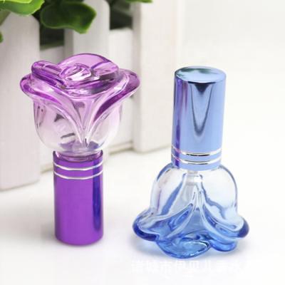 China Pretty Red Cosmetic Atomizer Glass Cosmetic Bottles For Essential Oil Alcohol Perfume for sale