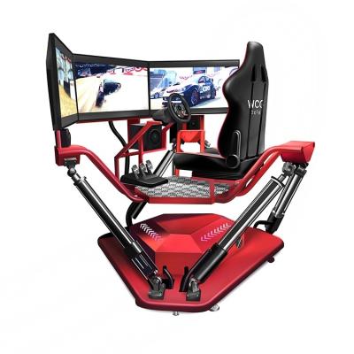 China 1 Set 9D Virtual Reality Racing Car Driving Simulator Multiplayers VR Racing Game Machine for sale