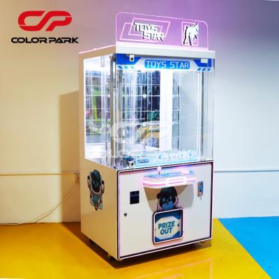 China Customized Coin Operated Push Win Toy Star Prize Toy Crane Claw Machine for Amusement for sale