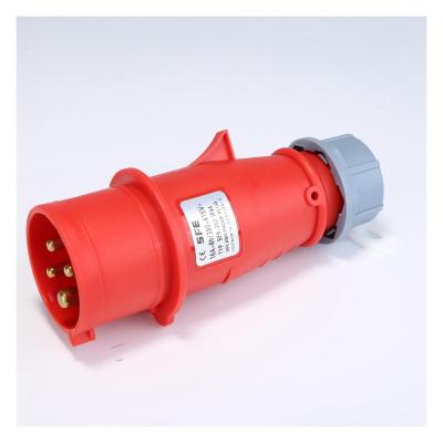 China Industrial suitable for multiple scenarios ip44 32amperes waterproof industrial socket outlet for sale