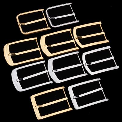 China Wholesale Custom High Quality Luxury 35mm Pin Buckle Stainless Steel Pvd Plating Belt Buckle for sale