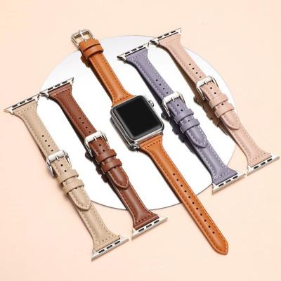 China TRENDY High Quality Watch7/6/se/5 Small Waist Leather Strap I-WATCH 4/3 Watch Strap 15 STYLES 42-44-45-49mm 20mm 22mm for sale