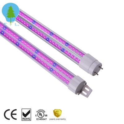 China Indoor Garden Greenhouse 10W T8 1.2m AC85~265V Full Spectrum LED Plant Grow Tube With CUL for sale