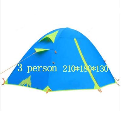 China RVDAYS Cheap 3 Person Aluminum Alloy Aluminum Alloy Wind Resistant Upright Bracing Type Camping Outdoor Sports Tent for sale