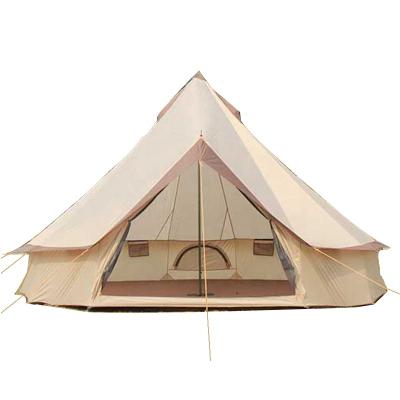 China RVDAYS 10 People Outdoor Big Space Family Yurt Camping Tent Straight Tying Type yurt 400*400*250cm for sale