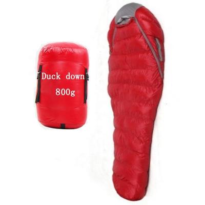 China Mom's Sleeping Bag RVDAYS Recommend Winter Duck Down Sleeping Bags Low Temperature For Camp Sleeping Bag for sale