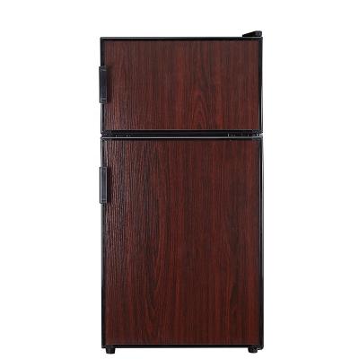 China ABS RVDAYS wholesale price sale with 12V 24V 118L rv double door refrigerator suitable for rv for sale