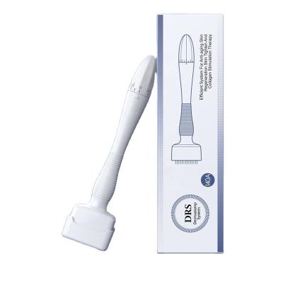 China DRS140A Anti-Puffiness Adjustable Derma Stamp Pen 140 Pins Medical Needles Microneedling Facial Stamp With CE for sale