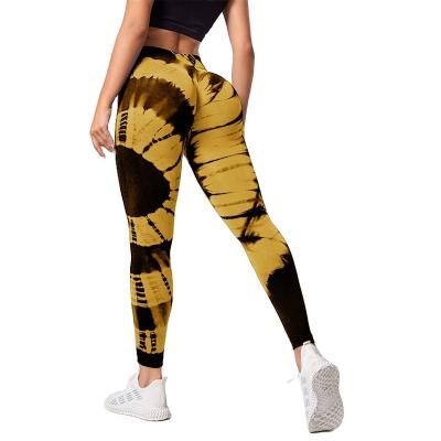 China New Women Fitness Yoga Gaiters High Waist Seamless QUICK DRY Hip Tight Pant Tights Exercise Gaiters for sale