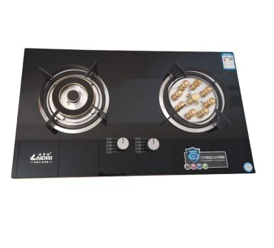 China Household Gas Ceramic / Glass Built-In Gas Stove And Cooktops 2burner Gas Enclosed Type for sale