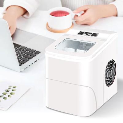 China Automatic Student Round Ice Mini Ice Cube Makers Hotel Commercial Ice Maker 15kg Household Dormitory Small for sale