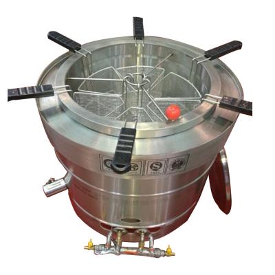 China Industrial hot water gas steamer meat noodle dumpling electric boiler prices commercial supplying boiling pot for sale