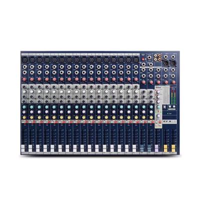 China Professional Clear Sound EFX16 Stage Effect Performance Mixer 8 Channel 12 Channel 16 Channel Mixer Console for sale