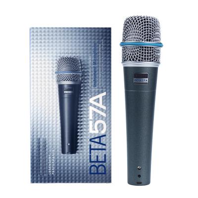 China BETA 57 BETA57A Karaoke Desktop Microphone BETA 57 Professional Clear Sound Good Quality Wired Handheld Karaoke MIC Price for sale