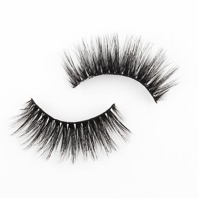 China Long natural comfortable and soft easy fan eyelash increase eyelash super fluffy mink eyelash wholesale mink so interesting eyelash for sale