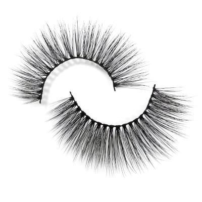 China Luxury Long Mink Eyelashes New Arrival Style Mink Eyelashes Fluffy Style Wholesale Light Natural Natural Lashes for sale