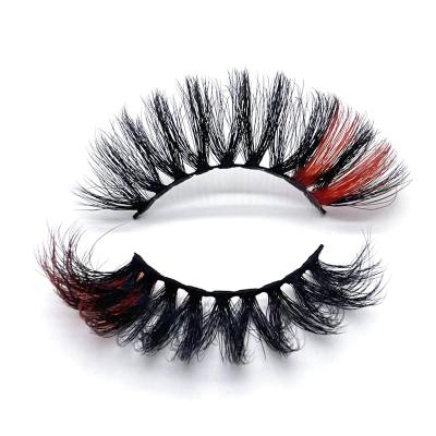 China High Quality New Arrival Style False Mink Color Eyelashes High Comfort False Colored False Mink Eyelashes Wholesale for sale