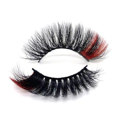 China Wholesale Colored Light Fluffy Mink Eyelash Comfortable False Mink Lashes High Quality So Nice 3d Fake Mink Eyelash Sellers for sale