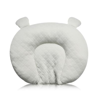 China Anti-pilling Anti-deviation Microfiber Blanket Breathable Washable Shaped Infant Head Support Pillow For Newborn Stroller for sale