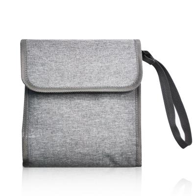 China Waterproof Luxury Portable Travel Changing Diaper Baby Mat Diaper Changing Clutch Bag for sale