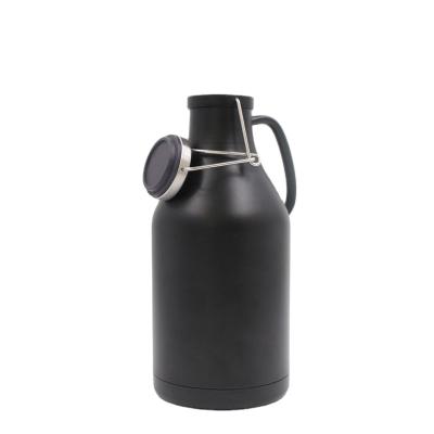 China PORTABLE Stainless Steel 64oz Metal SS Insulated Beer Shaker With Powder Coating for sale