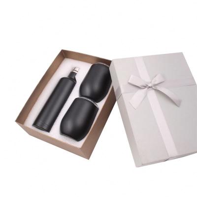 China Business Black Sprinkling Gift Set Hydro Vacuum Thermos Nano Alkaline Water Bottle Wholesale for sale