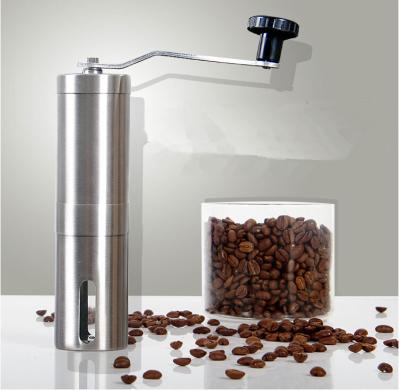 China Eco-friendly Commercial Industrial Hand Good Manual Stainless Steel Ceramic Coffee Grinder Bulk Toper for sale