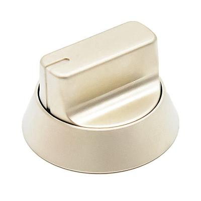 China Luxury Kitchen Appliance Accessories Gold and Black Zinc Alloy Knob Temperature Control Gas Stove Knob Oven Knob for sale