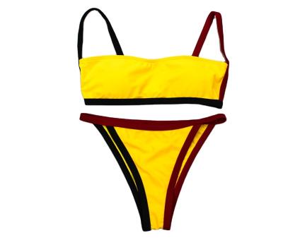 China Best Selling Good Quality Eco-friendly New Model Micro Bikini Split Bikini Swimwear Ladies for sale