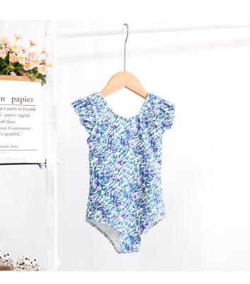 China Breathable Top Flower Tube Top Flower Bow Swimsuit Beach Swimwear Baby Bikini Swimsuit Summer Suit Style Integration and Pattern Lower PRI for sale