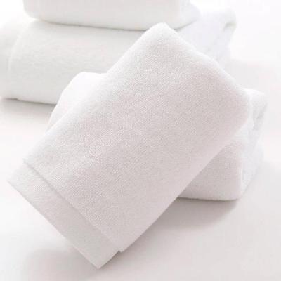 China Custom Compressed White Empty Towel Design Custom Sublimation Sublimation Printing Blank White Bath Towel for sale