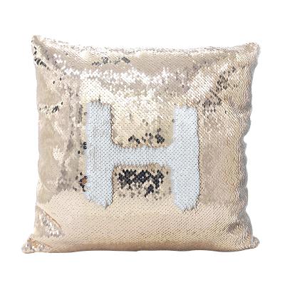 China Wholesale Non-Toxic Sublimation Empty Sequin Magic Pillow Case for sale