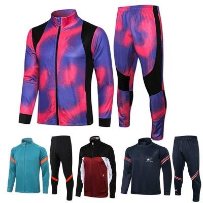 China Half Full Quick Dry Tank Top Football Training Hoodie Tracksuit Jacket Football Zipper Sweater Men Kids Kids for sale