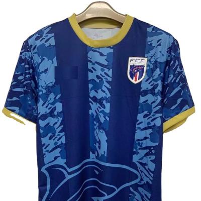 China Quick Dry Thailand Uniform Shirts Football Wear Jersey Cape Verde Islands Thai Quality for sale