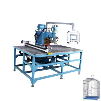 China Machinery Repair Shops Shaft Pet Cage Spot Welding Machine X/Y Wire Mesh Spot Welder for sale