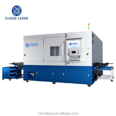 China PV Glass Cloud Laser Super Fast High Accurate No Consumable Automatic Glass Hole Drilling Machine for sale